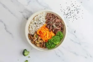 Beef power bowl